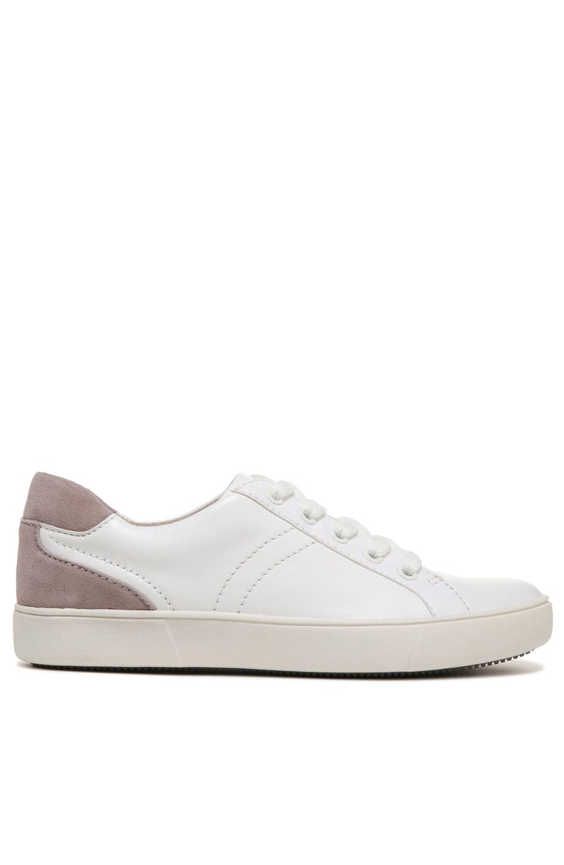 Naturalizer Womens Morrison Comfortable Lace Up Fashion Casual Sneaker,White Leather Taupe,6.5 W US - Image 5